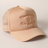 More Espresso Less Depresso Embroidery Trucker Hat