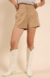 Past Midnight Elastic Back Shorts