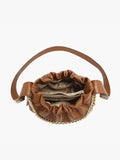 Sydney Ruched Top Crossbody Bag