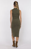 On the Path Knit Turtleneck Midi Dress