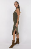 On the Path Knit Turtleneck Midi Dress