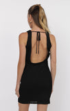 Hideaway Lace Open Back Mini Dress