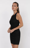 Hideaway Lace Open Back Mini Dress