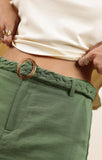 Good Day Braided Belt Shorts