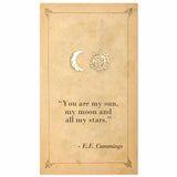 ZAD - Literary Quotes Celestial Post Earrings