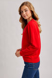 Ribbed V-Neck Sweater