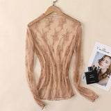 Long Sleeve Lace Top