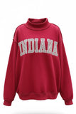 INDIANA Stripe Embroidered Sweatshirt