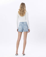 High Rise A Line Shorts w/Tummy Control