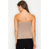 Double Layered Long Tube Top