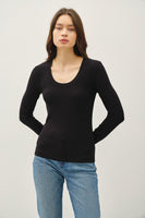 Classic Ribbed Basic Top