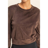 Banded Waist Sweatshirt