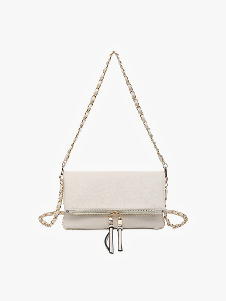Julie Studded Detail Crossbody w/ Chain Strap