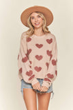 Fluffy Heart Sweater
