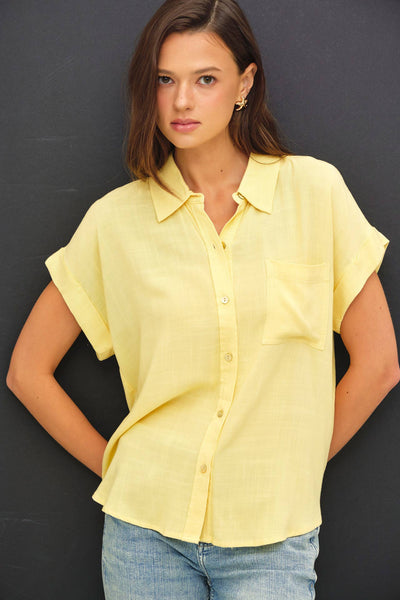 lemon yellow dress shirt Black n Bianco Boys' Oxford Banana Yellow Long Sleeve Dress Shirt