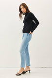 BASIC MOCK NECK SWEATER
