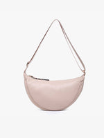 Rosalie Small Banana Sling Bag w/ Braided Zipper