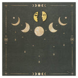 ZAD - Lunar Reflections Gold Moon Post Earrings