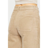 Kan Kan Ultra High Rise - Khaki Corduroy Pants