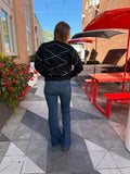 Guest List Contrast Stitch Sweater