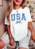 USA Star Coquette Tee