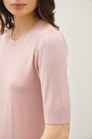 Shirred Short Sleeve Sweater