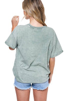 Raised On Country Music Mineral Washed Tee