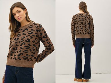 The Madison Leopard Sweater