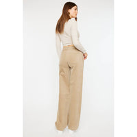 Kan Kan Ultra High Rise - Khaki Corduroy Pants