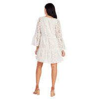 White Meredith Eyelet Dress