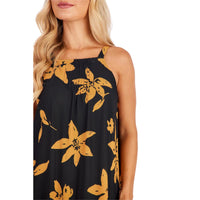 Black Floral Cali Dress