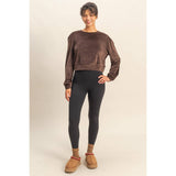 Banded Waist Sweatshirt