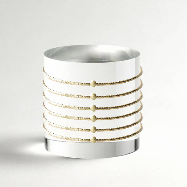 Sprinkles Adjustable Bangle-Gold