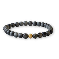Gemstone Bracelet-Charcoal Jasper