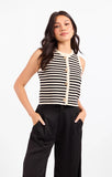Manon Stripe Sweater Vest
