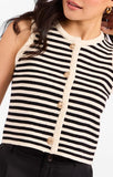 Manon Stripe Sweater Vest
