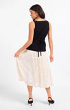 Letters Home Pleated Maxi Skirt
