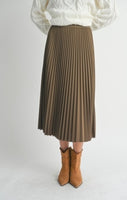 Full of Charm Pleated Midi Skirt