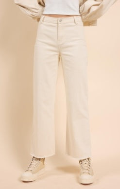 Clear Eyes Wide Leg Denim Pants