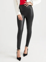 Faux Leather Shaping Leggings