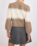 Freya Mix Yarn Crew Sweater
