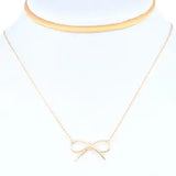 Bow Ribbon Necklace