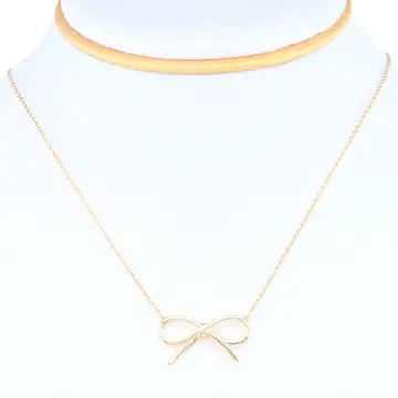 Bow Ribbon Necklace