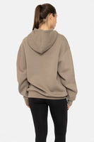 Cotton Blend Drop Shoulder Hoodie