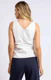 Like Totally Ruched Sleeveless Top