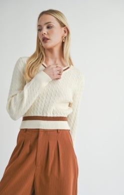 Lois Cable Sweater