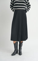 Full of Charm Pleated Midi Skirt