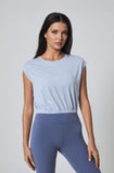 Pace Tank with Elastic Waist