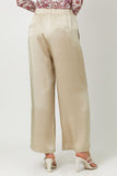 Crinkle Satin Pull On Pants