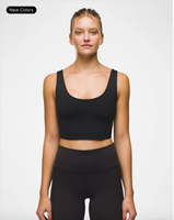 Luxara Reversible Crop Top Black/Grey